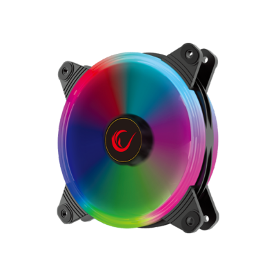 Rampage 4C-120 12CM Double Ring RGB Kasa Fan - 1