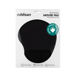 Addison 300152 Siyah Bileklikli Ekstra Kauçuk Kaplamalı Mouse Pad - 4
