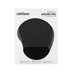 Addison Bileklik Destekli Siyah Mousepad - 4