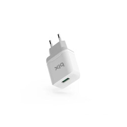 BXQC18M 18W QC 3.0 Hızlı Şarj Cihazı ve Type-C USB Kablo Beyaz - 3