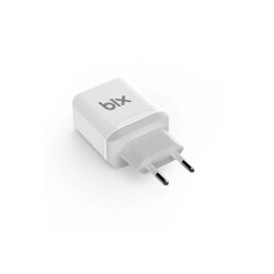 BXQC18M 18W QC 3.0 Hızlı Şarj Cihazı ve Type-C USB Kablo Beyaz - 4