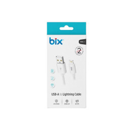 Bix BX-IP02C Lightning 1M Data Şarj Kablosu - 4