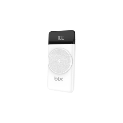 Bix BX-PB102 10000 mAh Beyaz Kablosuz Şarjlı Powerbank - 2