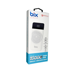 Bix BX-PB102 10000 mAh Beyaz Kablosuz Şarjlı Powerbank - 5