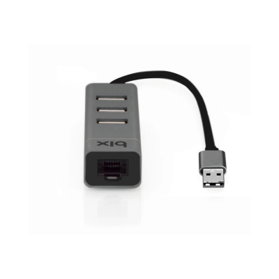 Bix BX03HB 4in1 USB Hub Rj45 Ethernet Adaptör - 1