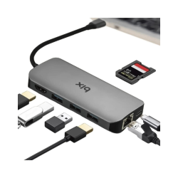 Bix BX10HB Type-C HDMI Ethernet USB Dönüştürücü - 2