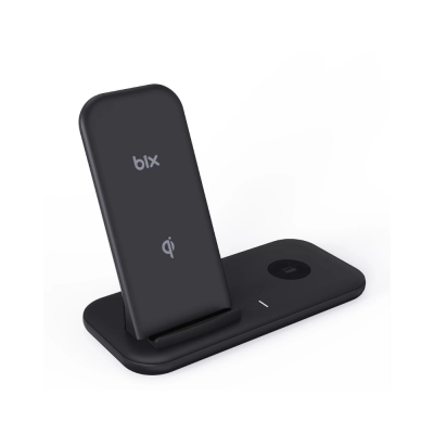 Bix BXMW1 Telefon & Saat Kablosuz Şarj Cihazı Stand - 1