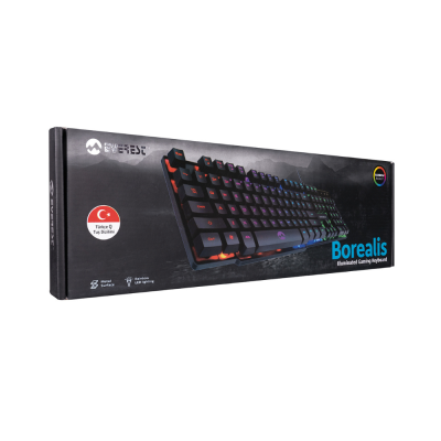 Everest KB-188 Borealis Rainbow Gaming Oyuncu Klavyesi - 6