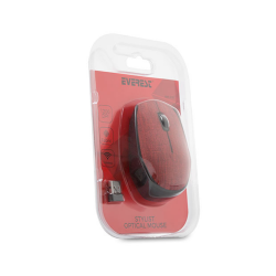 Everest KM-218 Kırmızı Kumaş Yüzey 2.4GHz Kablosuz Mouse - 5