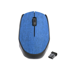 Everest KM-218 Mavi Kumaş Yüzey 2.4GHz Kablosuz Mouse 