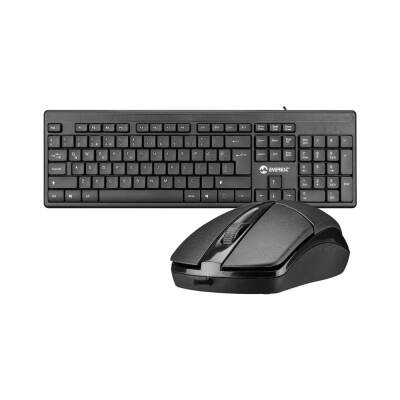 Everest KM-515 Siyah Usb Combo Q Standart Klavye Mouse Set - 1