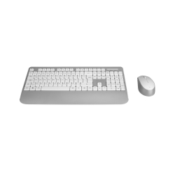 Everest KM-6176 Kablosuz Beyaz & Gri Klavye Mouse Set - 2