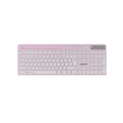 Everest KM-730 Pembe & Beyaz Kablosuz Klavye Mouse Set - 5