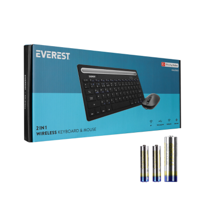 Everest KM-BT803 Siyah 3 IN 1 Kablosuz Klavye & Mouse - 10