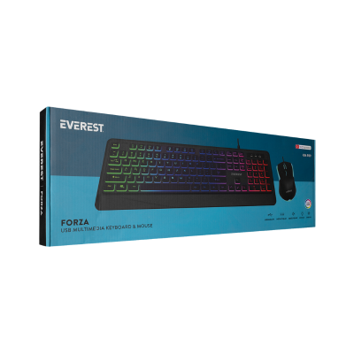 Everest KM-R59 FORZA PLUS Rainbow Gaming Klavye Mouse - 6