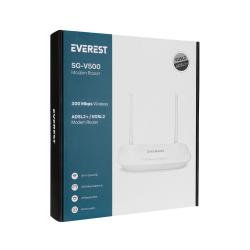 Everest SG-V500 2.4GHz 300MBPS Kablosuz Modem Router - 5