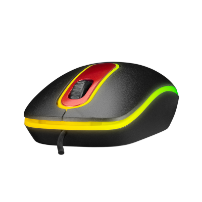 Everest SM-166 USB Siyah & Işıklı Optik Kablolu Mouse - 3