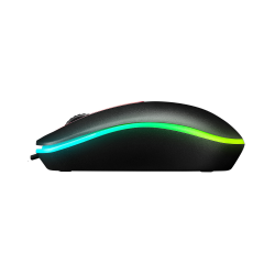 Everest SM-166 USB Siyah & Işıklı Optik Kablolu Mouse - 4