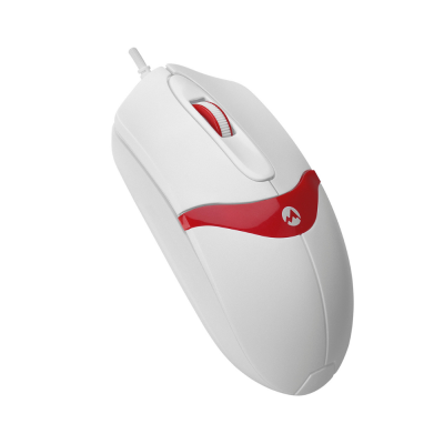 Everest SM-220 USB Beyaz & Kırmızı 3D Kablolu Mouse - 2