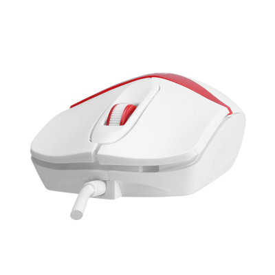 Everest SM-220 USB Beyaz & Kırmızı 3D Kablolu Mouse - 3