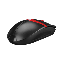 Everest SM-220 USB Siyah Kırmızı 1200DPI Optik Kablolu Mouse - 5