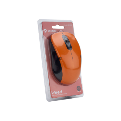 Everest SM-258 Turuncu USB Optik Kablolu Mouse - 5