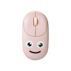 Everest SM-26 Fashion 2.4Ghz Pembe Kabartmalı Kablosuz Mouse - 1