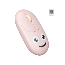 Everest SM-26 Fashion 2.4Ghz Pembe Kabartmalı Kablosuz Mouse - 2