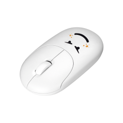 Everest SM-26 FASHION Beyaz Kabartmalı Kablosuz Mouse - 3