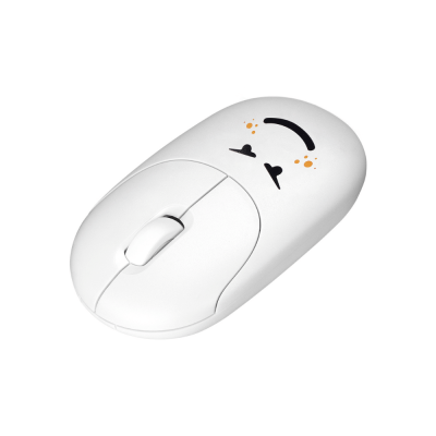 Everest SM-26 FASHION Beyaz Kabartmalı Kablosuz Mouse - 3