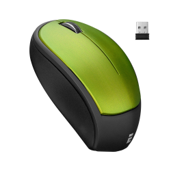 Everest SM-340 USB Yeşil Optik Süper Sessiz Kablosuz Mouse 