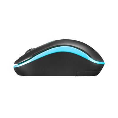 Everest SM-804 USB Siyah Mavi 1600DPI Kablosuz Mouse - 3