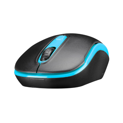 Everest SM-804 USB Siyah Mavi 1600DPI Kablosuz Mouse - 4