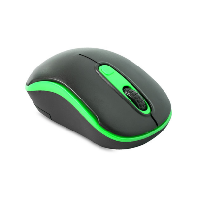 Everest SM-804 USB Siyah Yeşil Kablosuz Mouse - 3