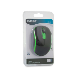 Everest SM-804 USB Siyah Yeşil Kablosuz Mouse - 6