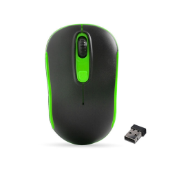 Everest SM-804 USB Siyah Yeşil Kablosuz Mouse 