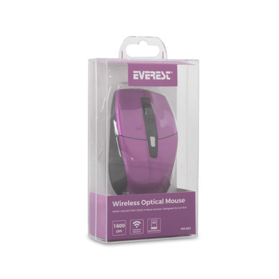 Everest SM-861 Mor Kablosuz Sessiz Mouse - 6