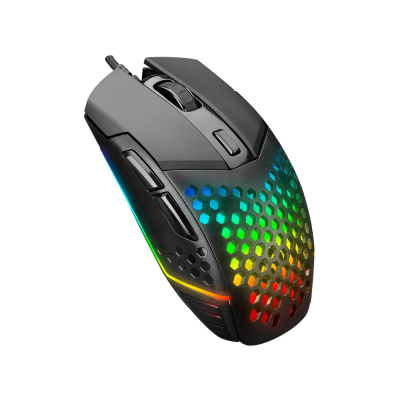 Everest SM-GX19 Angard USB RGB Macro 6400DPI Gaming Oyunu Mouse - 2