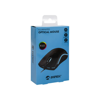 Everest SM-M9 Usb Siyah 3D Optik Led Mouse - 5