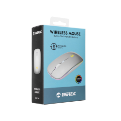 Everest SMW-710 Usb 2.4Ghz Gümüş Ledli 800/1200/1600dpi Şarjlı Kablosuz Mouse - 7