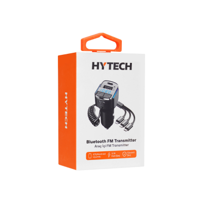 Hytech HY-XCB50 LED Ekran Siyah Bluetooth Transmitter - 4