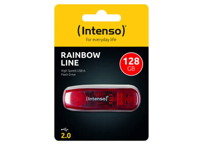 Intenso Rainbow Line 128GB USB 2.0 Flash Bellek - 1