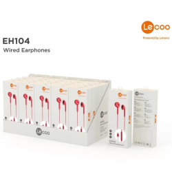 Lenovo Lecoo EH104 Type-C Kırmızı Kulak İçi Mikrofonlu Kulaklık - 4