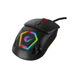 Rampage Hyalo M1 Siyah Değiştirilebilir 3 Kapaklı RGB 12000 DPI Gaming Oyuncu Mouse - 5