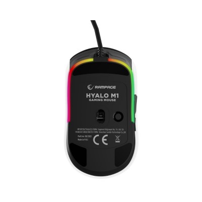 Rampage Hyalo M1 Siyah Değiştirilebilir 3 Kapaklı RGB 12000 DPI Gaming Oyuncu Mouse - 9