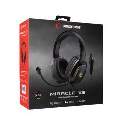 Rampage Miracle X6 RGB USB Mikrofonlu Oyuncu Kulaklığı - 6
