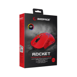 Rampage SMX-R66 Rocket Kırmızı RGB 12000DPI Gaming Oyuncu Mouse - 8