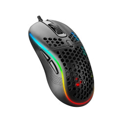 Rampage SMX-R85 GENTLE 6400dpi Siyah RGB Ledli Süper Hafif Makrolu Gaming Oyuncu Mouse - 1