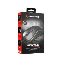 Rampage SMX-R85 GENTLE 6400dpi Siyah RGB Ledli Süper Hafif Makrolu Gaming Oyuncu Mouse - 7