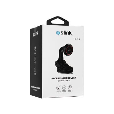 S-Link SL-AT40 Universal Ayarlanabilir Siyah Mıknatıslı telefon tutucu - 5